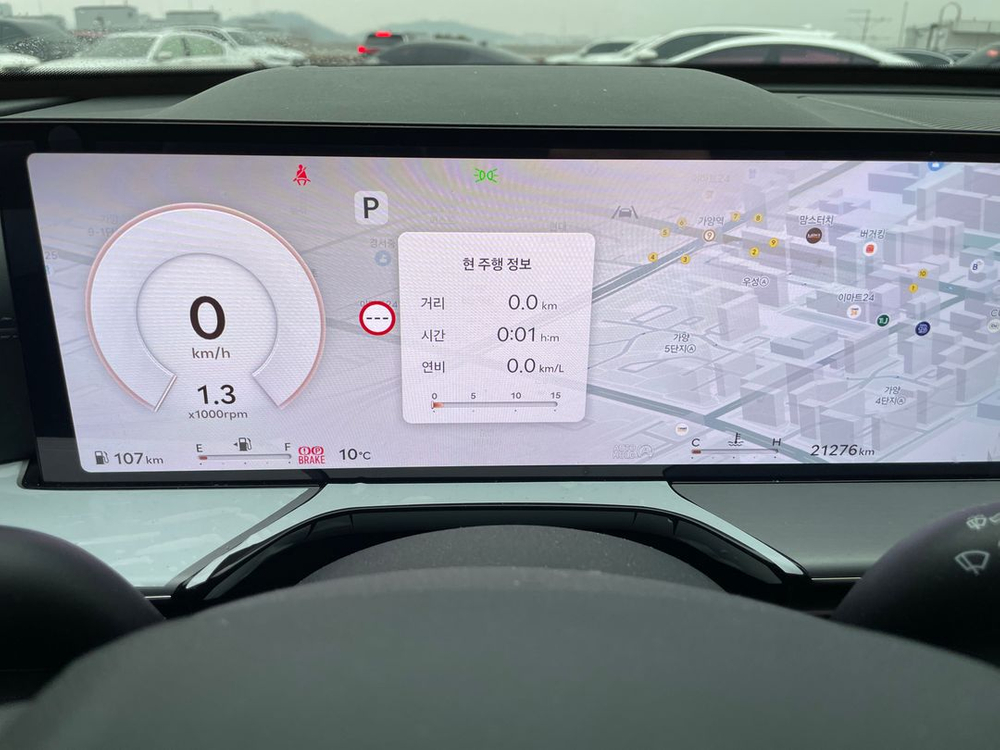 제네시스 GV80 2.5T 가솔린 AWD 24년08월 21283km 페리모델 완전무사고 브라운시트 입니다. 이미지