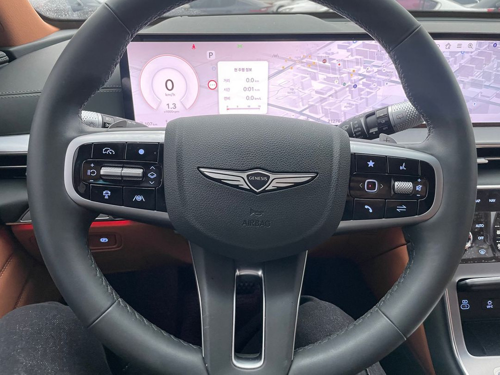 제네시스 GV80 2.5T 가솔린 AWD 24년08월 21283km 페리모델 완전무사고 브라운시트 입니다. 이미지