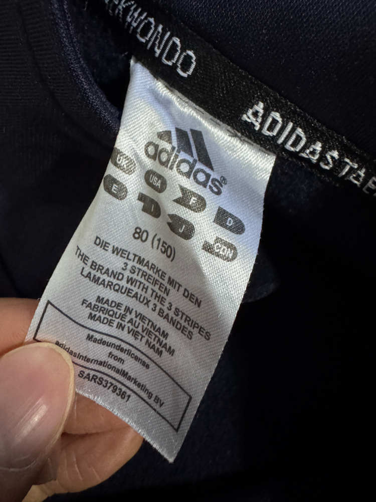 여성 아디다스 키즈 형광 삼선 트랙탑 져지 S 150 이미지