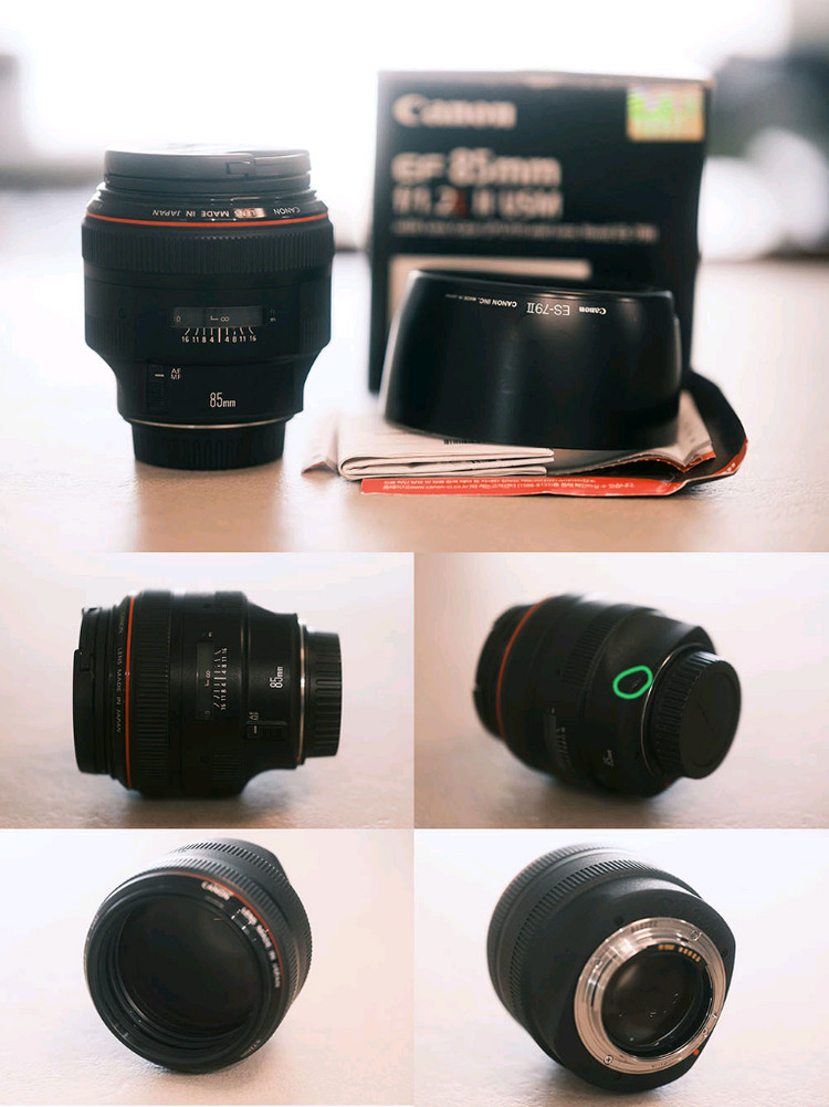 캐논 정품 만투 ef85mm f1.2 UF 시리얼 판매합니다. 이미지