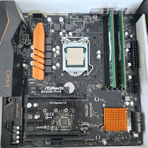 i7 6700k, ddr4 8*2, asrock b150m pro4 이미지