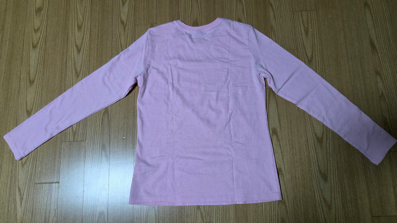 핑크색 GUESS 긴팔 티셔츠(165) 이미지