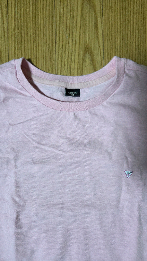 핑크색 GUESS 긴팔 티셔츠(165) 이미지