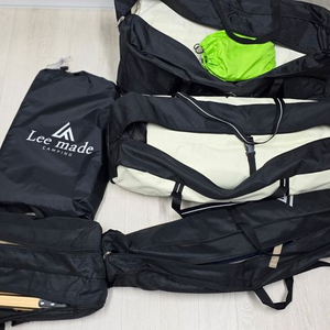 리메이드 암막블랙코팅 타프및 각종 팩 작은 도구들 일괄 판매 합니다 이미지