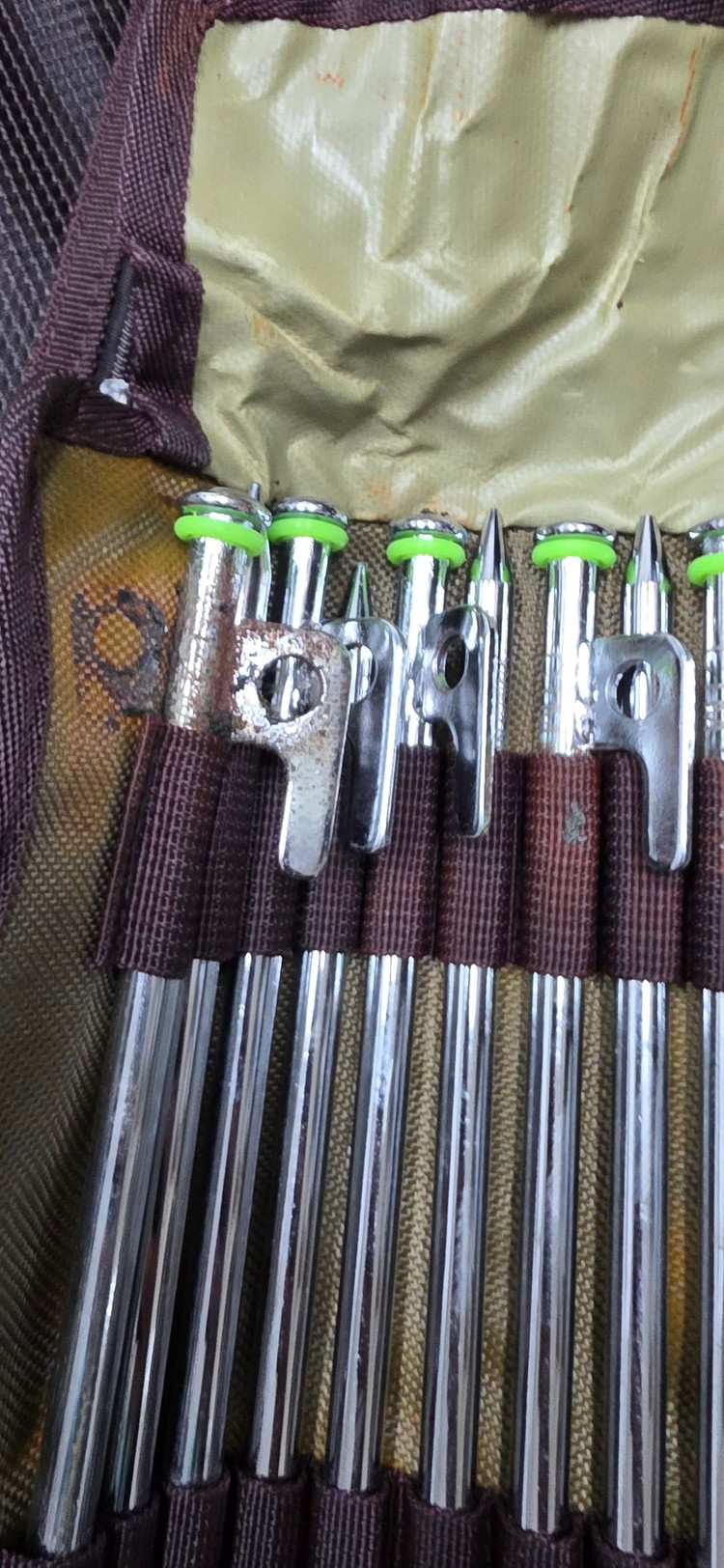 리메이드 암막블랙코팅 타프및 각종 팩 작은 도구들 일괄 판매 합니다 이미지