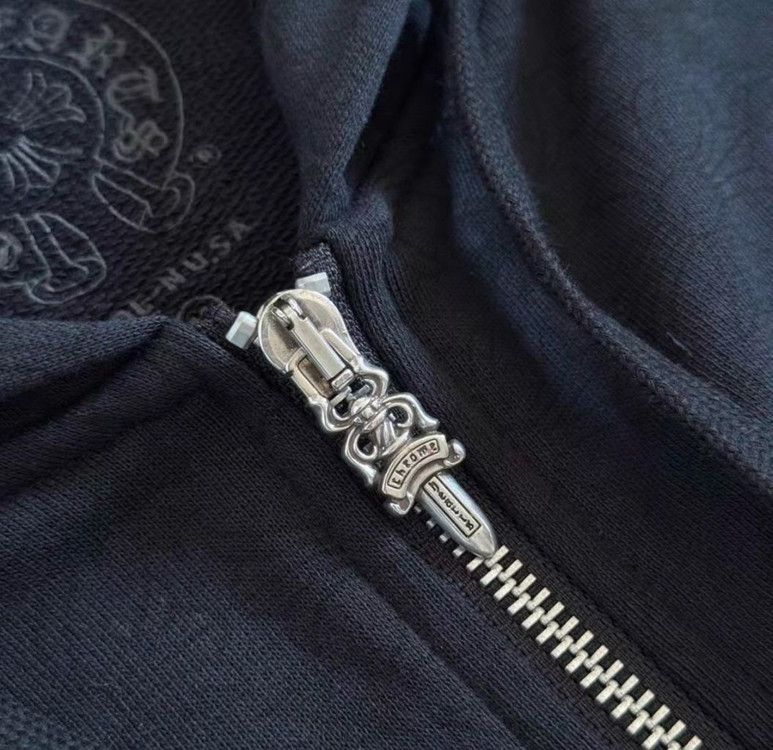 크롬하츠 홀스슈 버티컬 모노그램 후드집업 이미지