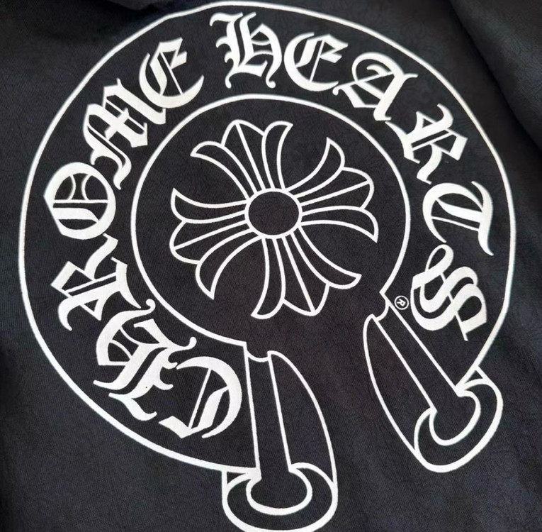 크롬하츠 홀스슈 버티컬 모노그램 후드집업 이미지