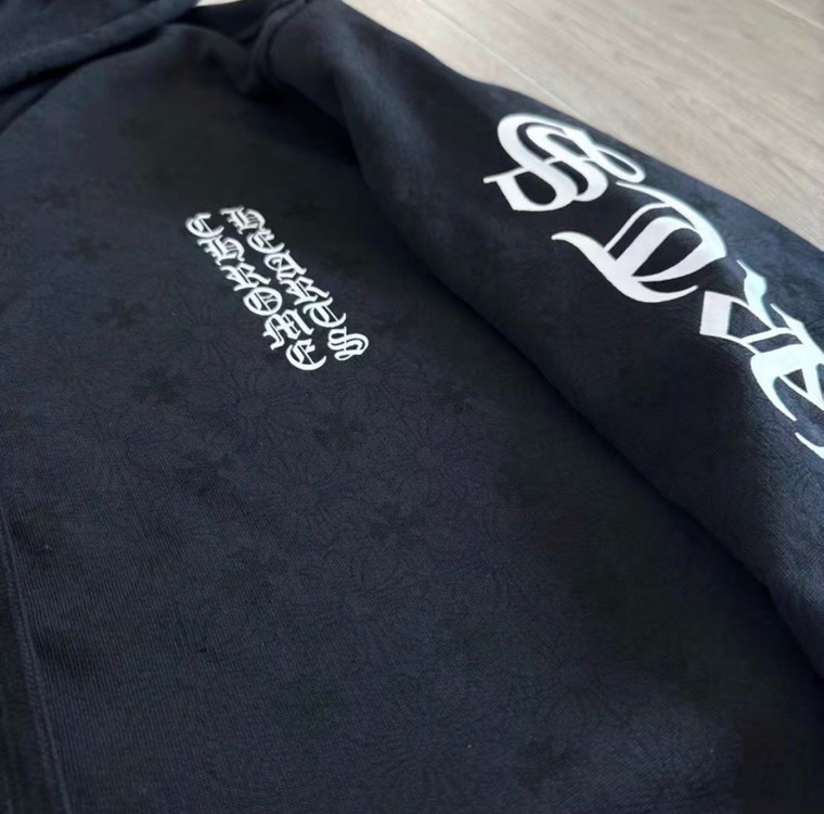 크롬하츠 홀스슈 버티컬 모노그램 후드집업 이미지