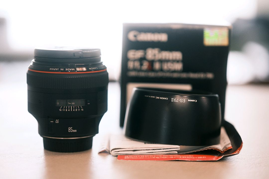 캐논 정품 만투 ef85mm f1.2 UF 시리얼 판매합니다. 이미지
