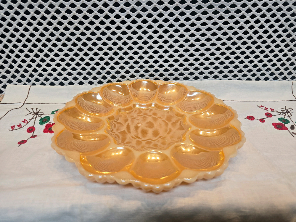 U.S.A 앵커호킹 미드 센투리 앰버 트레이<소분가능상품>. 이미지