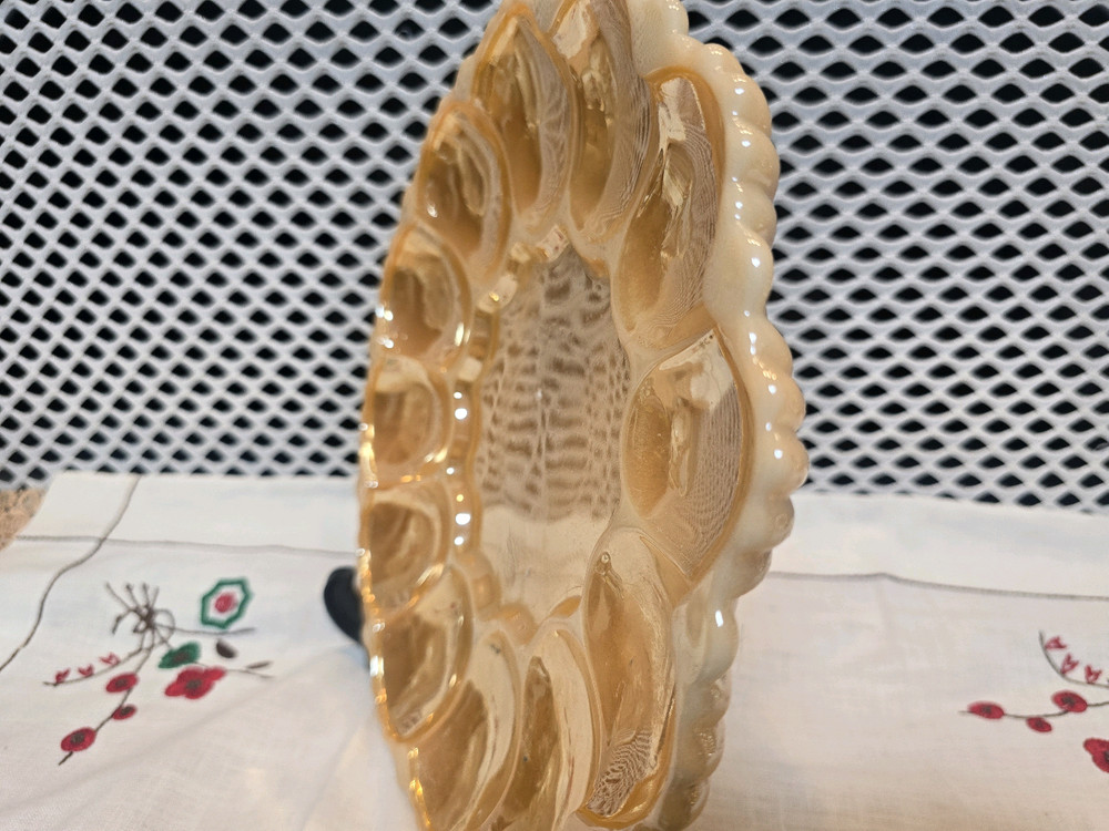 U.S.A 앵커호킹 미드 센투리 앰버 트레이<소분가능상품>. 이미지