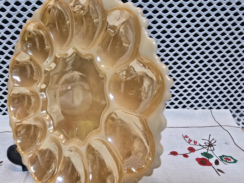 U.S.A 앵커호킹 미드 센투리 앰버 트레이<소분가능상품>. 이미지