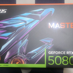 미개봉)기가바이트 AORUS RTX 5080 MASTER D7 16GB 제이씨현 판매합니다 이미지
