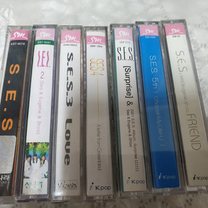 카세트 테이프(테잎) S.E.S.(SES 에스이에스) 1집 2집 3집 4집 4.5집 5집 + FRIEND앨범 총7개 이미지