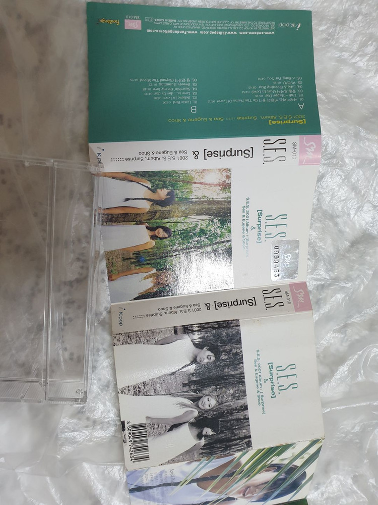 카세트 테이프(테잎) S.E.S.(SES 에스이에스) 1집 2집 3집 4집 4.5집 5집 + FRIEND앨범 총7개 이미지