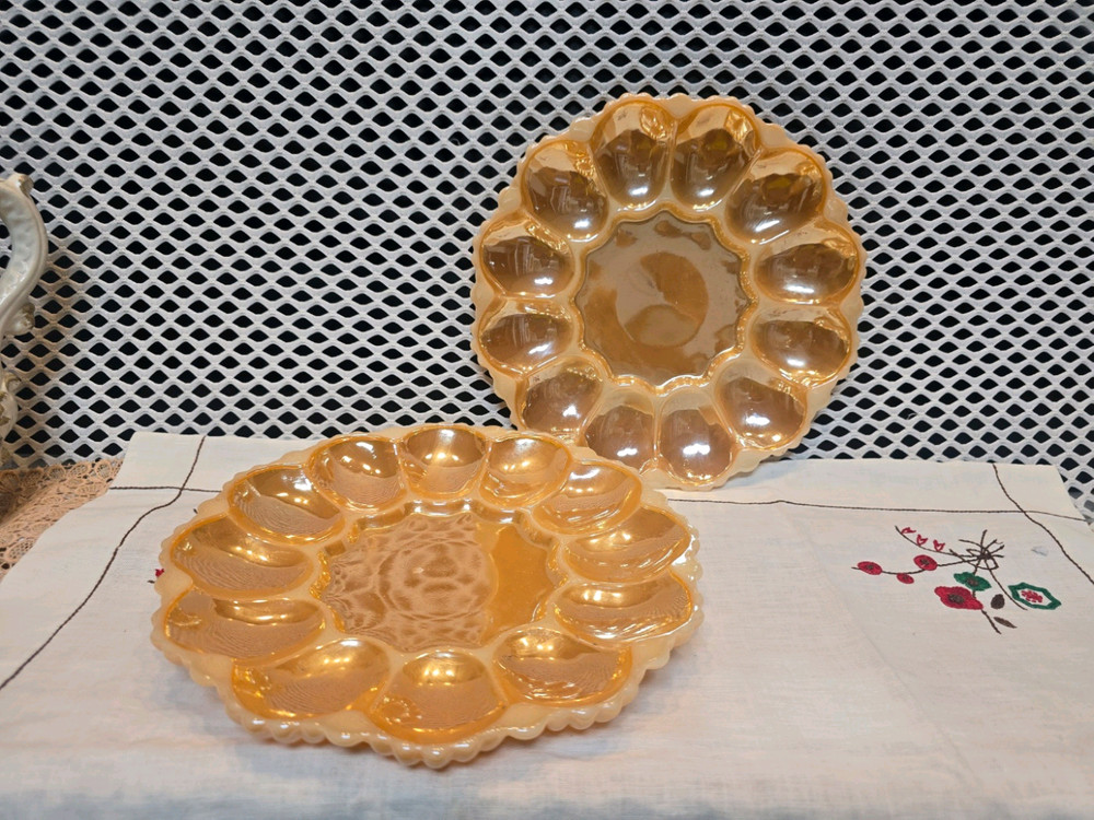 U.S.A 앵커호킹 미드 센투리 앰버 트레이<소분가능상품>. 이미지