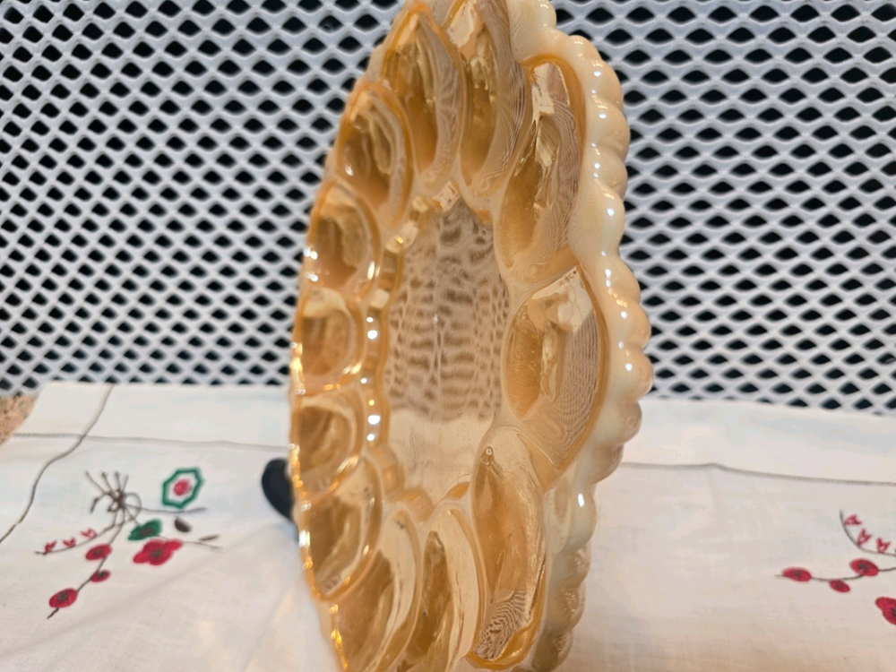 U.S.A 앵커호킹 미드 센투리 앰버 트레이<소분가능상품>. 이미지