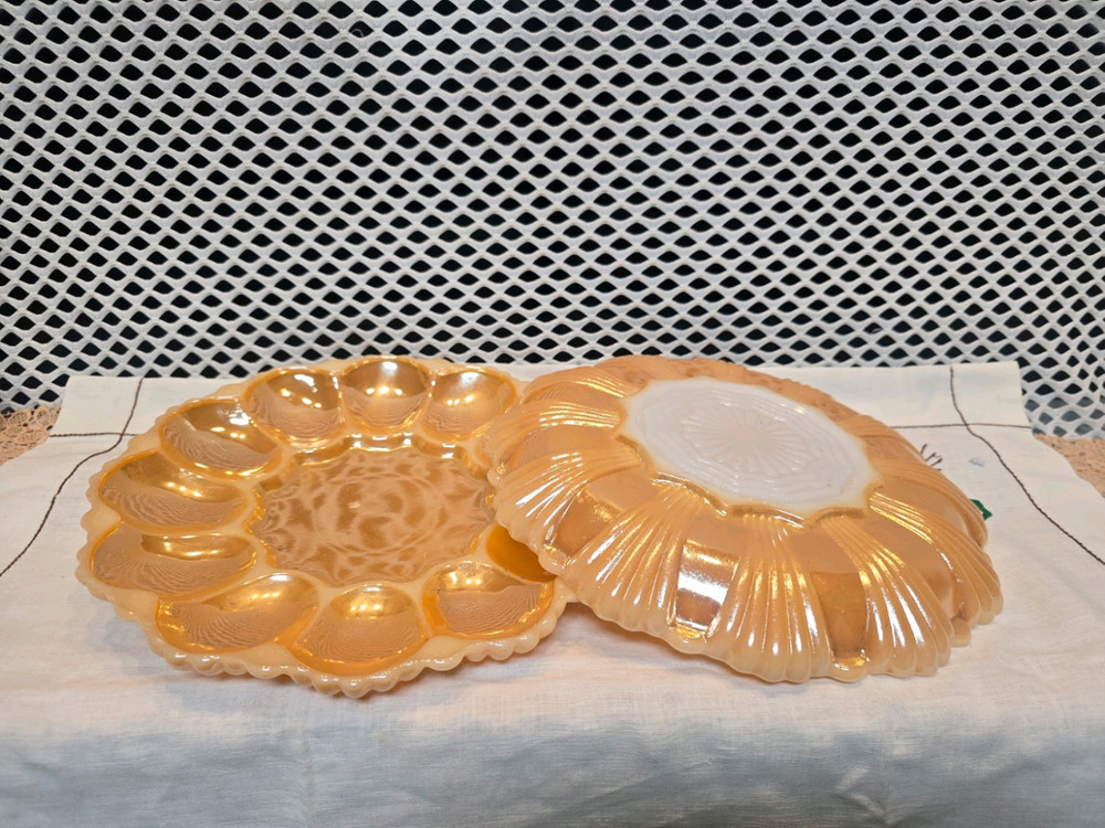 U.S.A 앵커호킹 미드 센투리 앰버 트레이<소분가능상품>. 이미지