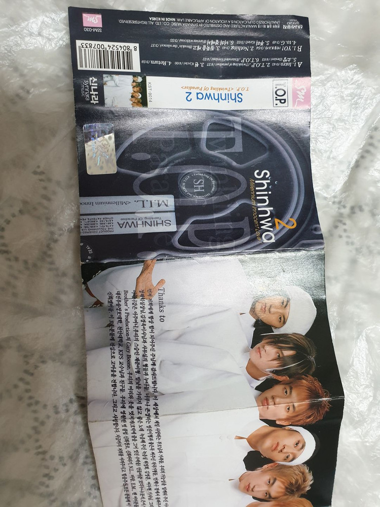 카세트 테이프 신화(SHINHWA) 1집 2집 3집 4집 5집 6집+1st콘서트(테잎1개없음)+my choice 이미지