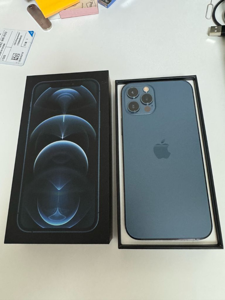 아이폰12프로 256 퍼시픽블루 이미지