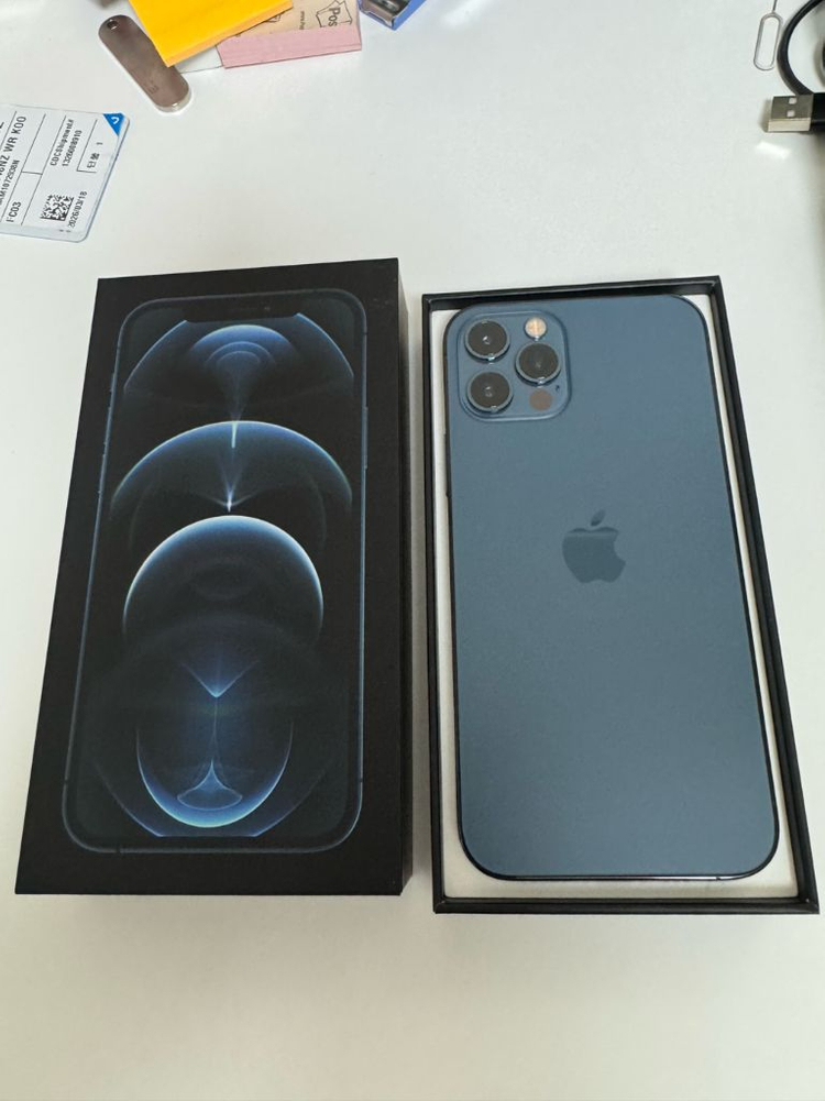 아이폰12프로 256 퍼시픽블루 이미지