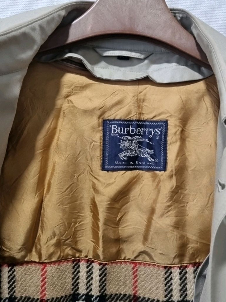 버버리 롱 트렌치코트 내피포함 오버핏 공용66-77 이미지