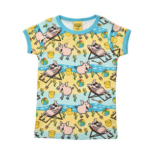 던스 비치돼지 반팔 92 새상품 이미지