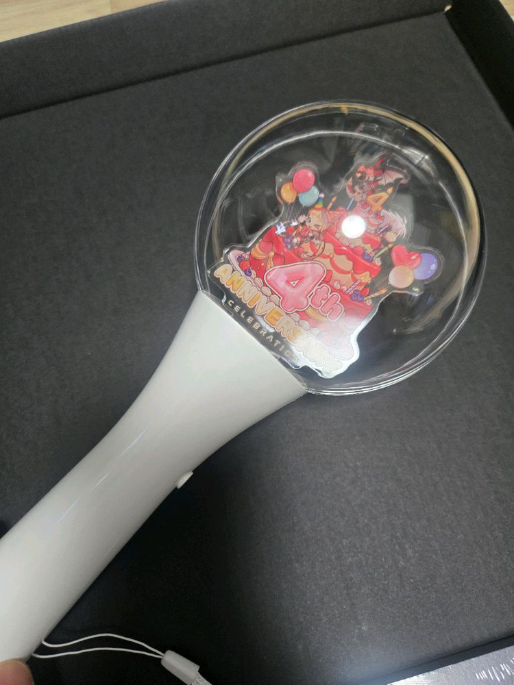 던파모바일 4주년 페스타 DM 굿즈 세트 (응원봉, 키캡, 포토북) 이미지