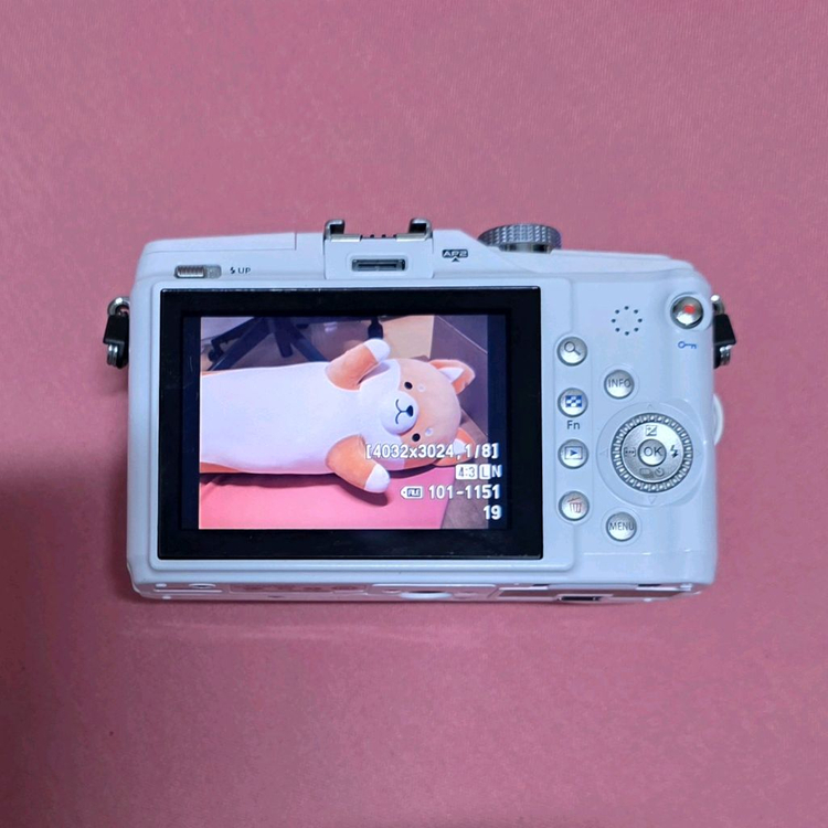 올림푸스 e-pl2+ 17 팬케익 렌즈 디지털카메라 미러리스 이미지