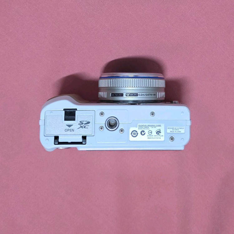 올림푸스 e-pl2+ 17 팬케익 렌즈 디지털카메라 미러리스 이미지