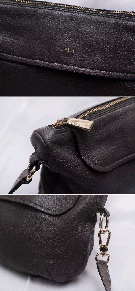 훌라 하프문 페블레더 가죽 호보백 (숄더.크로스) 이미지