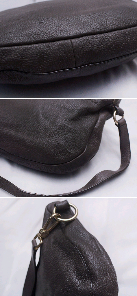 훌라 하프문 페블레더 가죽 호보백 (숄더.크로스) 이미지