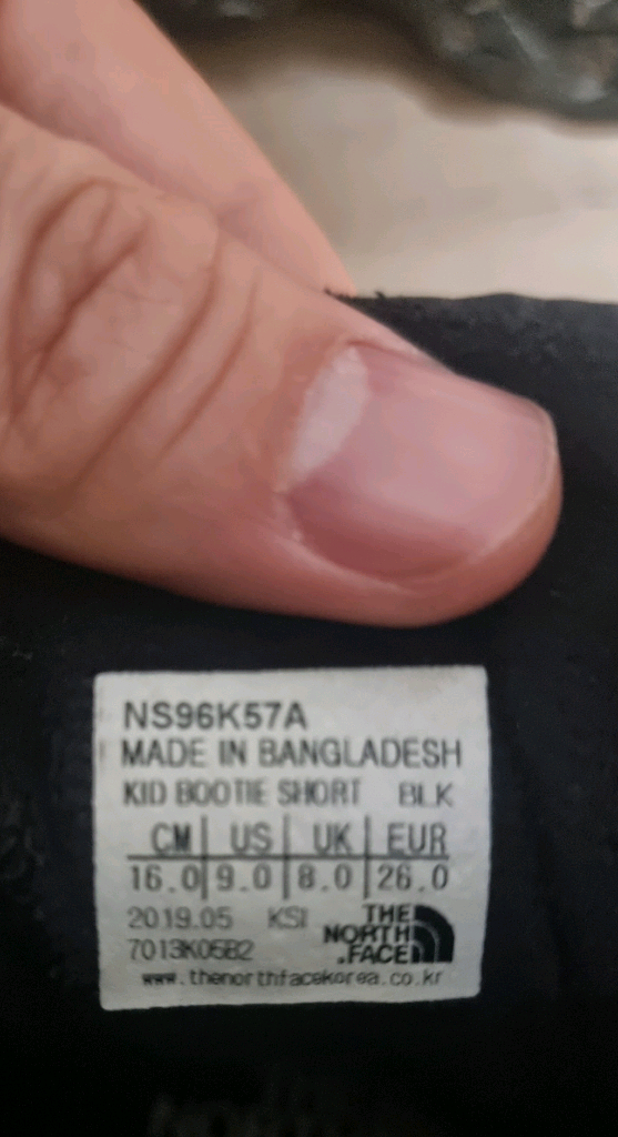 노스페이스키즈패딩부츠 160 이미지