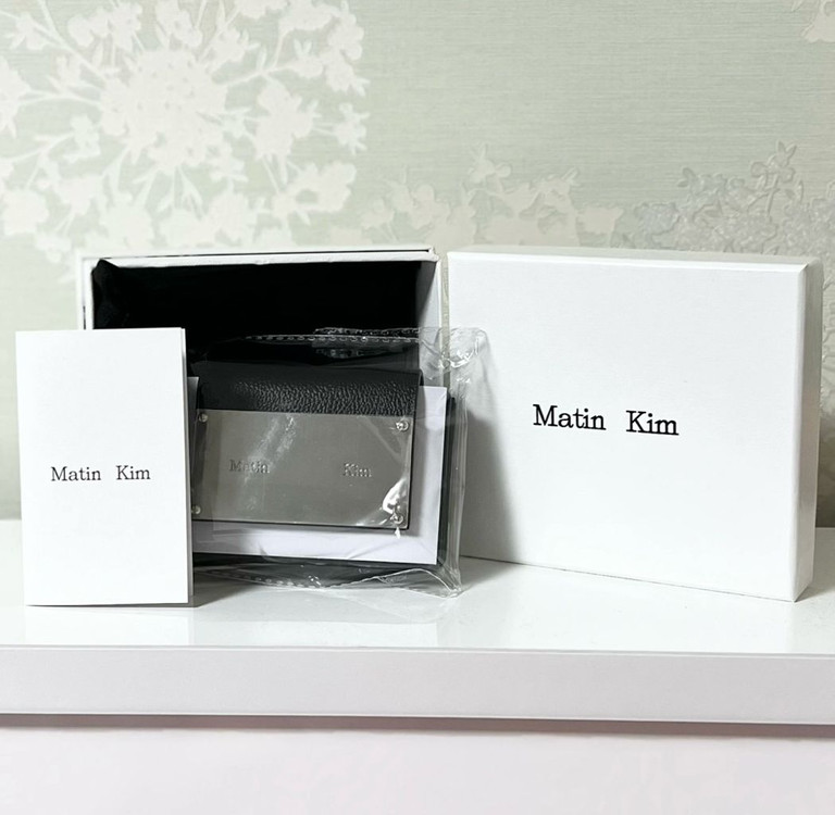 (새상품) 마뗑킴 아코디언 카드지갑 블랙 이미지