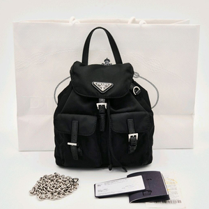 [중고명품셀렉트]프라다 리나일론 미니 체인 백팩 1BH029 이미지