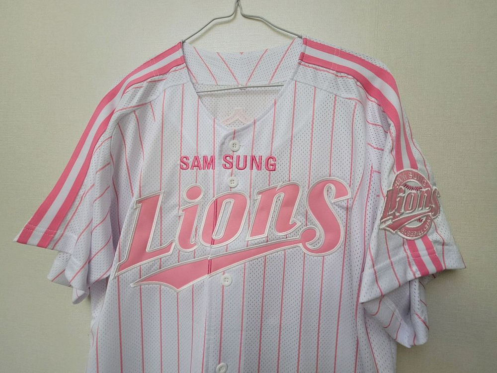 <새상품>14년 삼성라이온즈 핑크유니폼 오승환 100 이미지