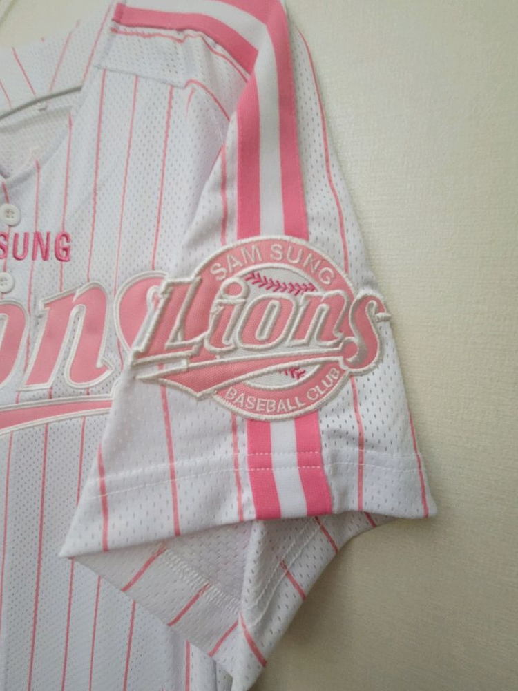 <새상품>14년 삼성라이온즈 핑크유니폼 오승환 100 이미지