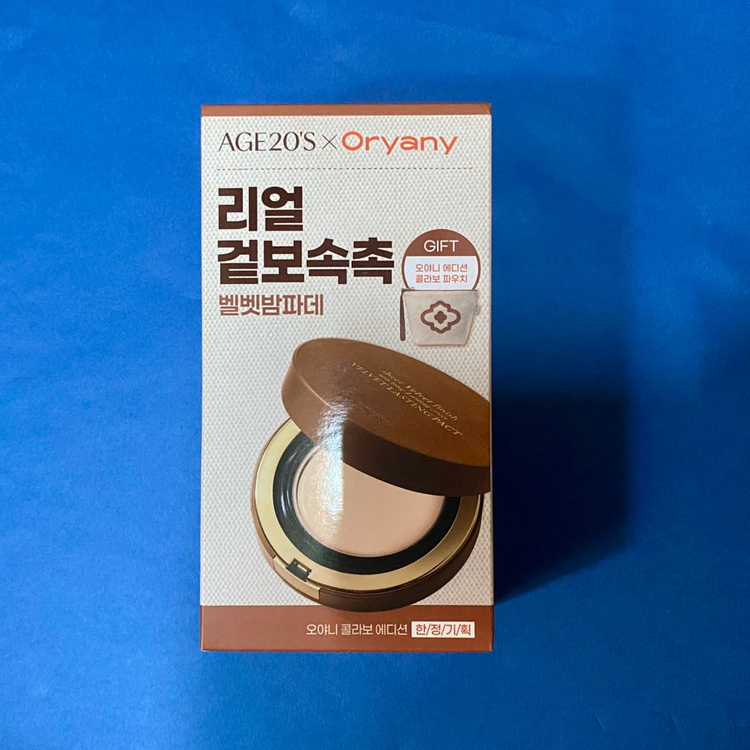 [새제품]올리브영AGE20S 벨벳래스팅팩트X오야니 콜라보 한정기획 이미지