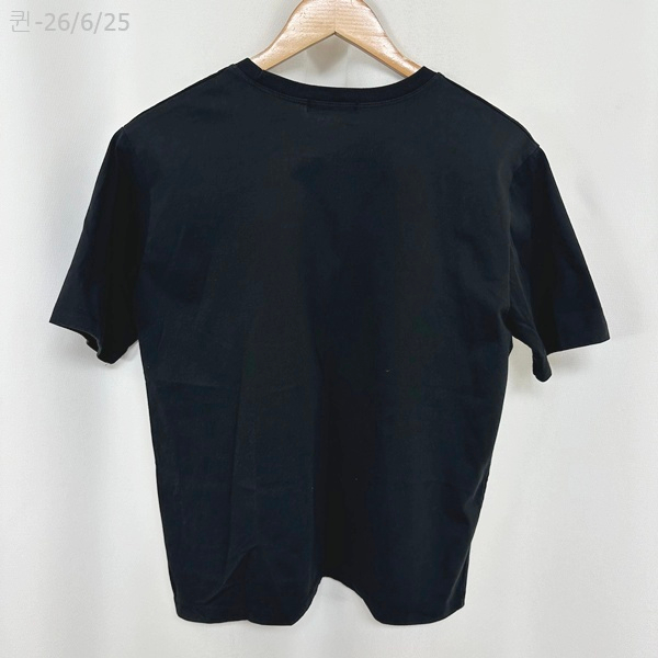 마리끌레르 여자 면 반팔티 검정 40 (44-66추천) 이미지