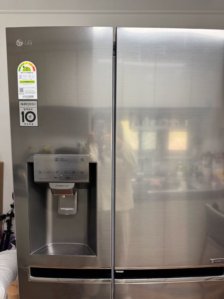 LG 디오스 얼음 정수기 냉장고 804L 2도어 팔아요 이미지
