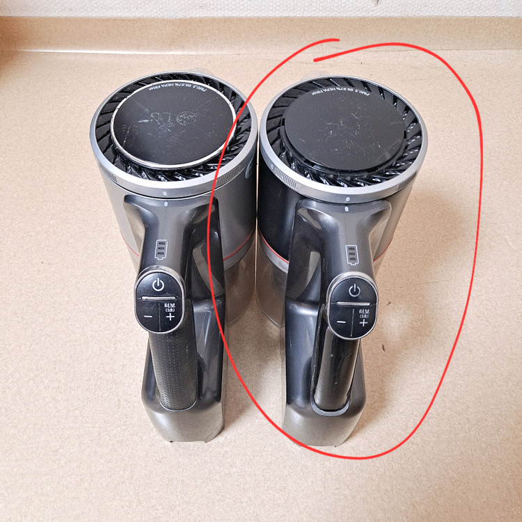 LG 코드제로 A9 검정색 메인바디 본체만 부품용 모터정상 외관파손 이미지