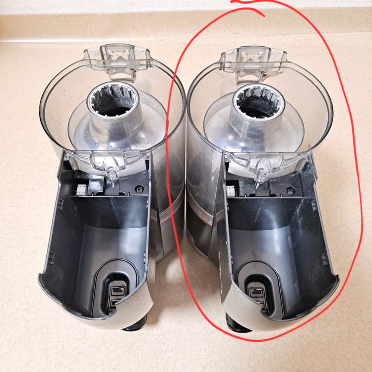 LG 코드제로 A9 검정색 메인바디 본체만 부품용 모터정상 외관파손 이미지