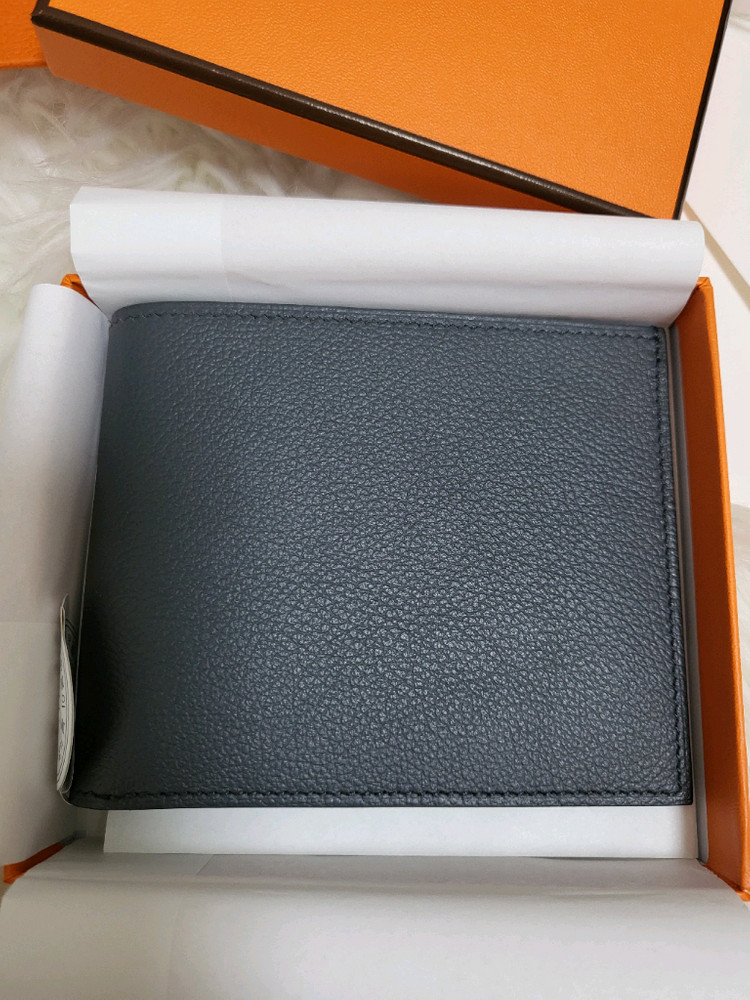 에르메스 반지갑 시티즌 트윌 컴팩트 반지갑 그리미스티/죤밀턴 이미지