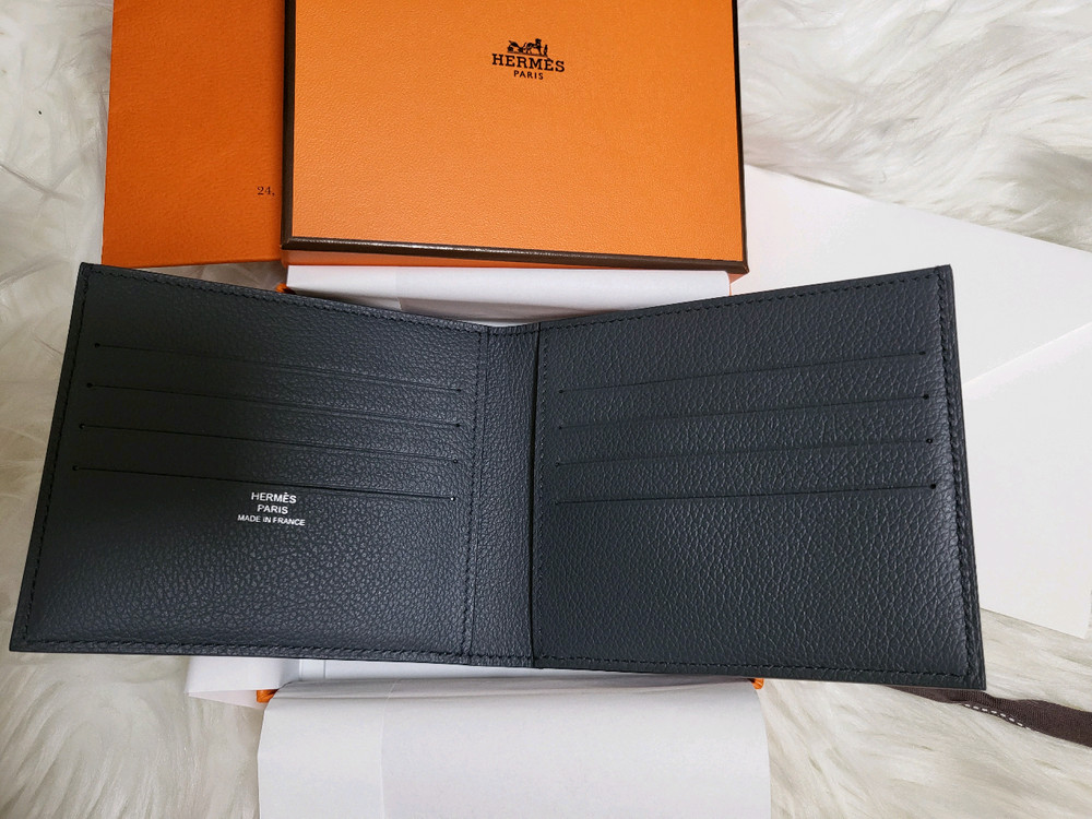 에르메스 반지갑 시티즌 트윌 컴팩트 반지갑 그리미스티/죤밀턴 이미지