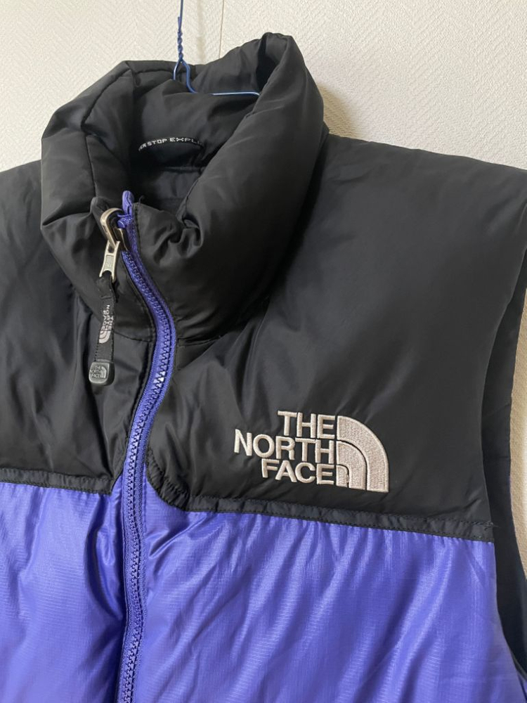 노스페이스 700 눕시 패딩조끼 퍼플xs 이미지