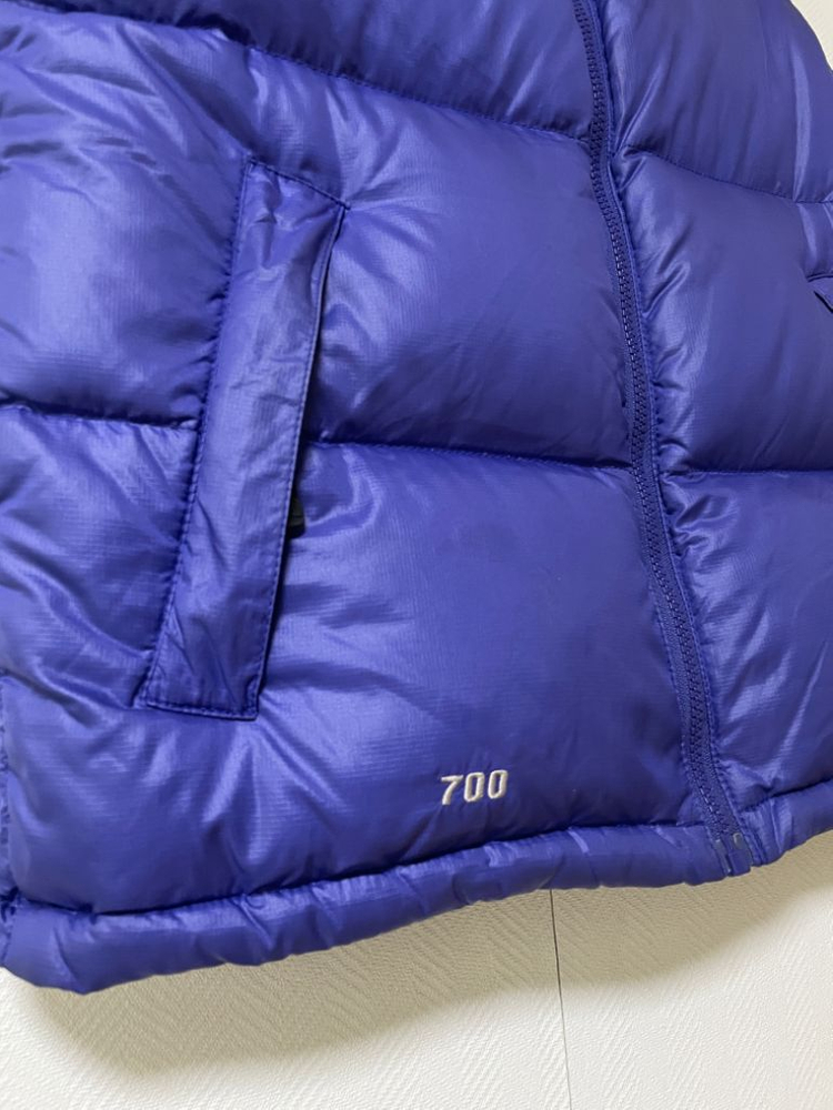 노스페이스 700 눕시 패딩조끼 퍼플xs 이미지