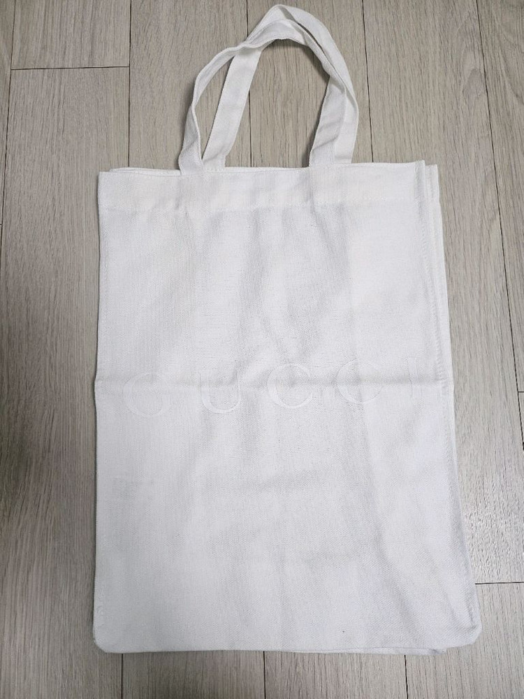 정품) 구찌 면 에코백 화이트 이미지