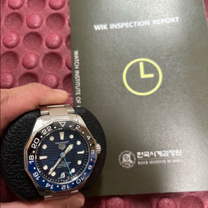 태그호이어 아쿠아레이서300 GMT 청판 이미지