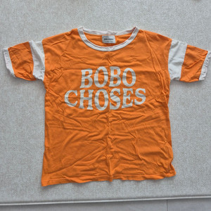 보보쇼즈 오렌지 로고 반팔티셔츠 8-9y 이미지