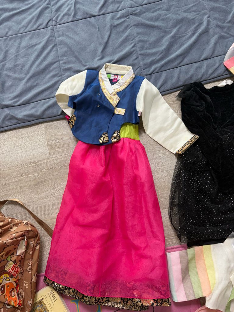 여아 한복 세트 (4,5,6,7호 모두 다) 이미지